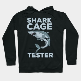 AMPUTEE HUMOR: Shark Cage Tester Hoodie